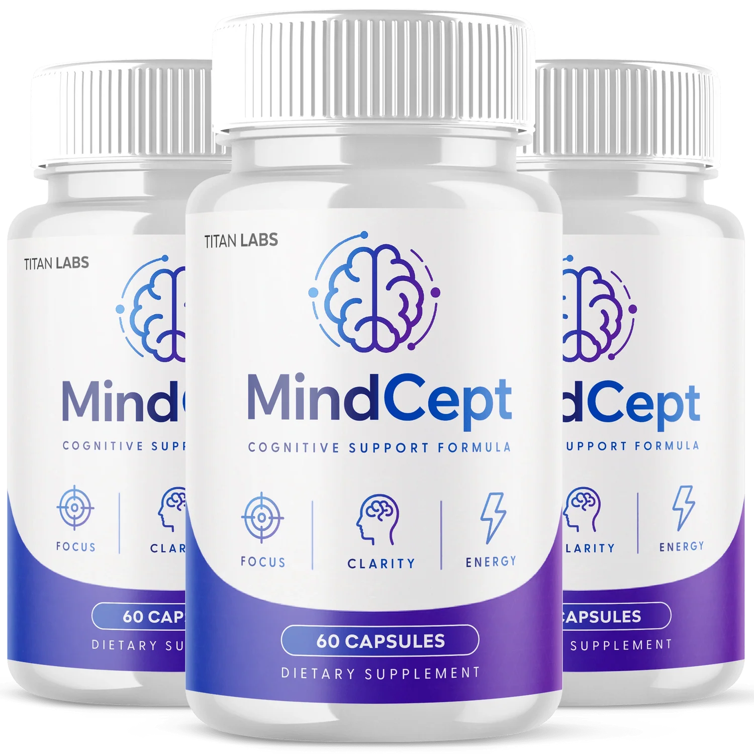 Mindcept® circulation-first focus capsule — 3 bottle pack